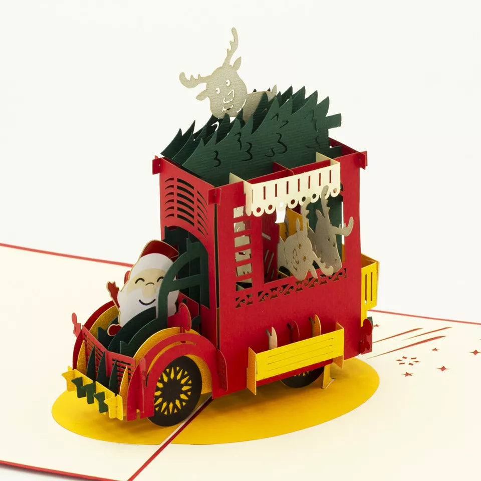 Christmas Pop Up Card, 3D Christmas Cards, Christmas Cards, Pop Up card, 3D Card AU