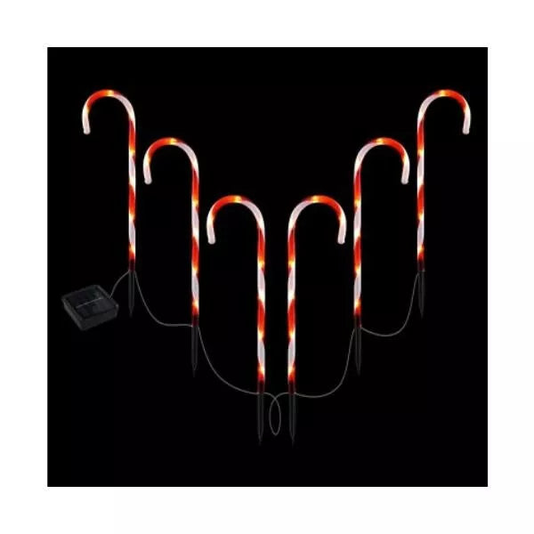 Jingle Jollys 6 PCS Christmas Lights Path Ground Light Garden Decorations 42 LED
