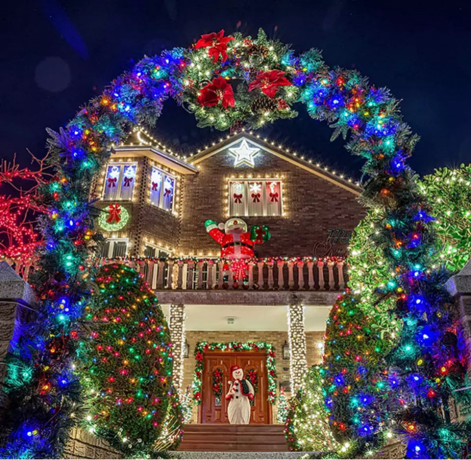 500LED 50M Multi-colored Solar Xmas Party Fairy Lights 8 Functions