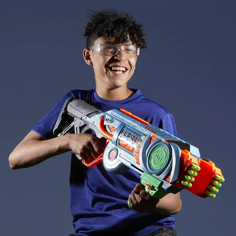 NERF Elite 2.0 Flipshots Flip-32 Blaster with 32 Dart Barrels That Flip to Doubl