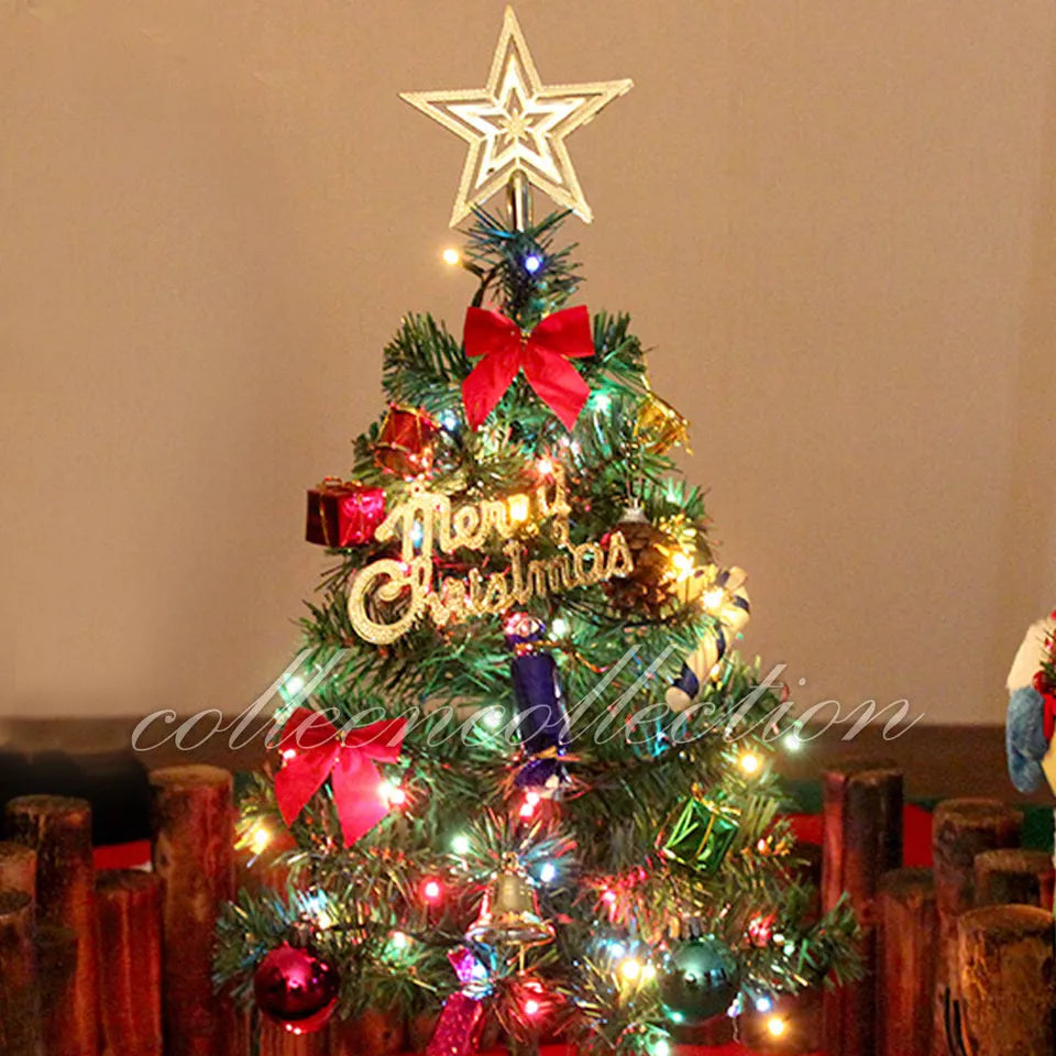 12x Bow Christmas Tree Handing Xmas Ornament Bowknot Party Wedding Decoration