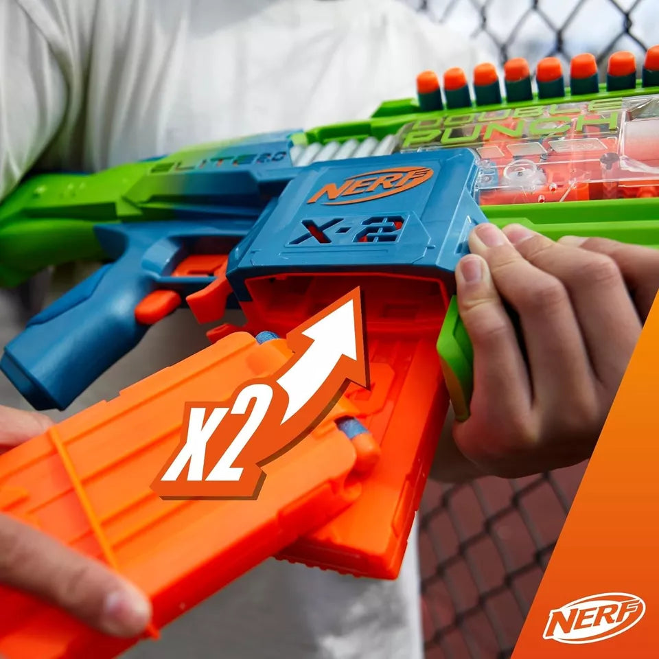 Nerf Elite 2.0 Double Punch Motorized Dart Blaster