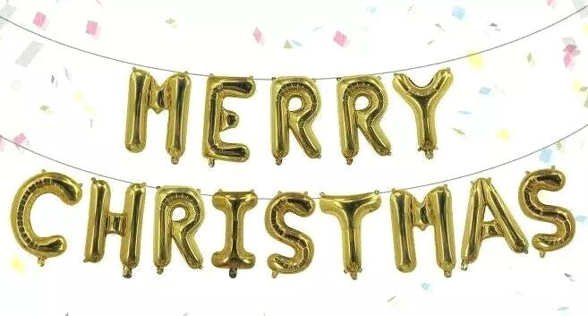 16inch Merry Christmas Foil Balloon Set Party Supplies Banner XMAS Decorations AU