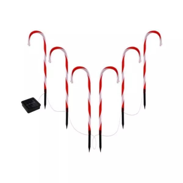 Jingle Jollys 6 PCS Christmas Lights Path Ground Light Garden Decorations 42 LED