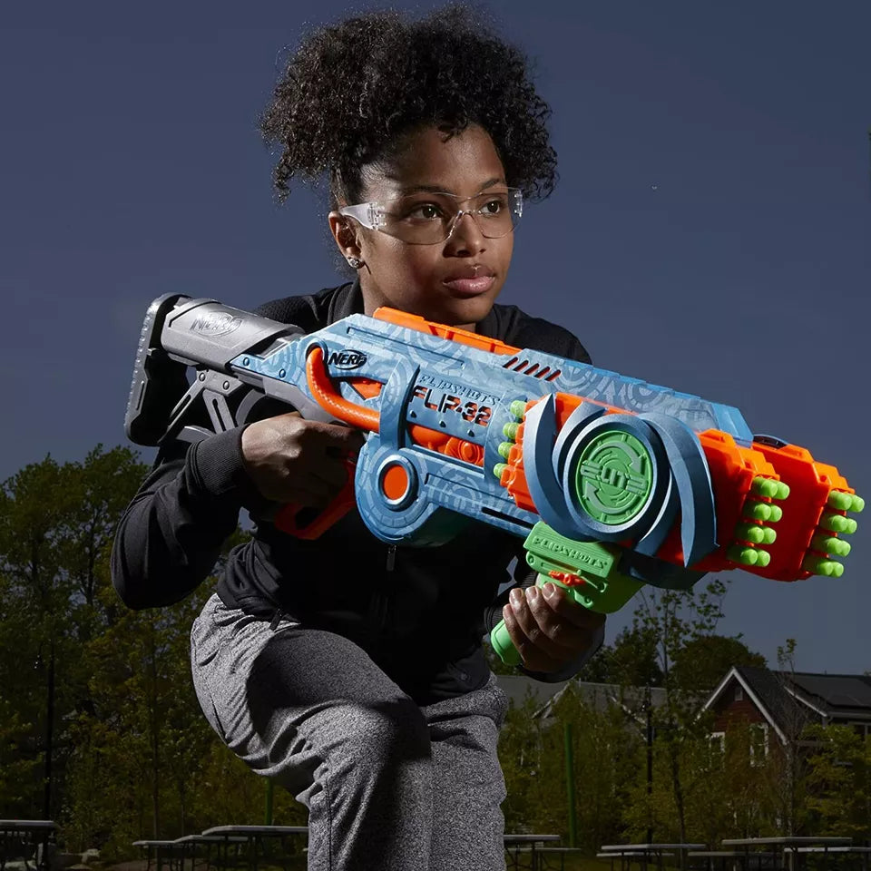 NERF Elite 2.0 Flipshots Flip-32 Blaster with 32 Dart Barrels That Flip to Doubl