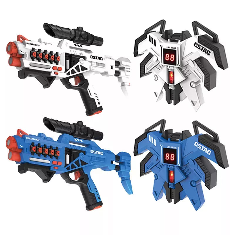 ICONIC Forever New Rechargeable kids Infrared Laser Tag Guns 2 and 4 Players set