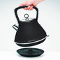 Morphy Richards Evoke 1.5L Black Pyramid Electric Kettle Black