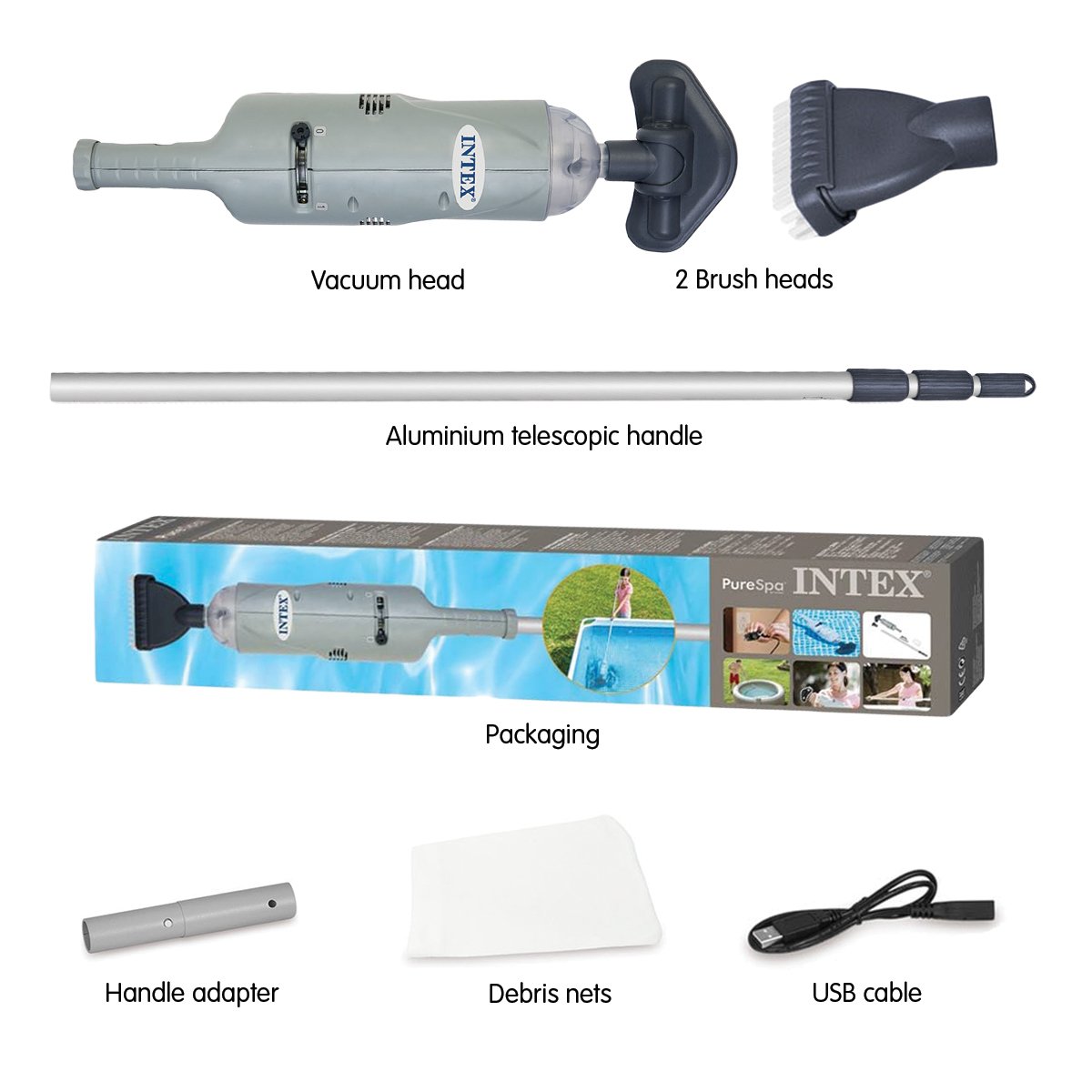 Intex Rechargeable Handheld Pool Vacuum 28620Np