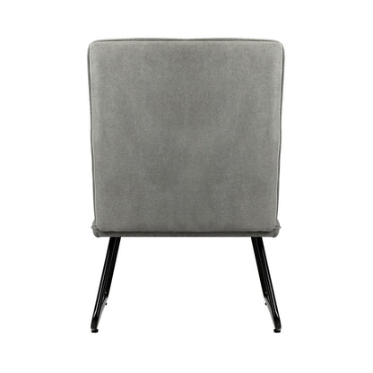 Armchair Lounge Chair Accent Chairs Linen Fabric Upholstered Light Grey