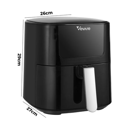 Air Fryer 5L Oven LCD Touch Oil Free Cooker 1500W