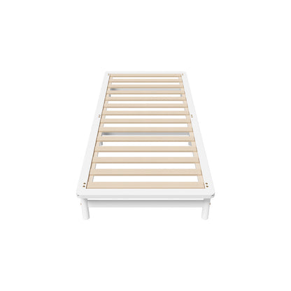 Double/King Single/Queen Wooden Bed Frame Solid Pine Timber White