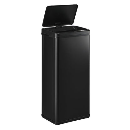 60L Motion Sensor Bin Stainless Steel Black