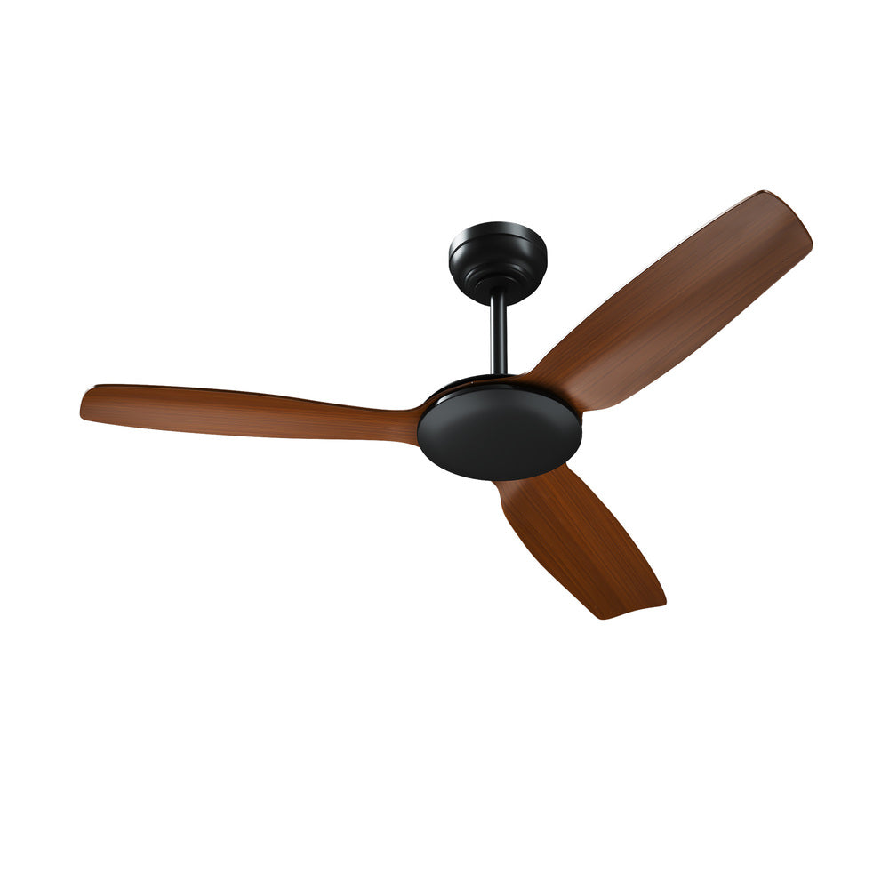 52'' Ceiling Fan DC 3 ABS Blades Remote Control Timer Walnut