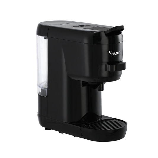 Capsule Coffee Machine 19 Bars 3-in-1 Nespresso Cafe Maker Black