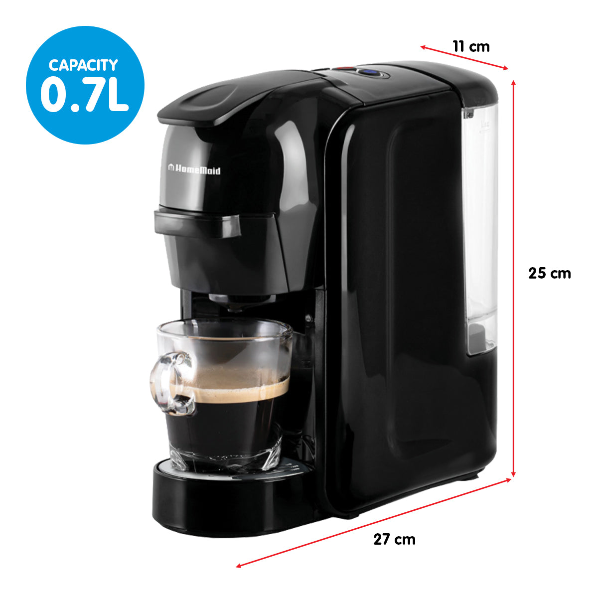 Homemaid 3-in-1 coffee machine