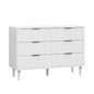 5 Chest of Drawers Dressers Tallboy Stripe Natural