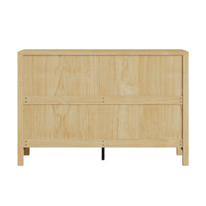 6 Chest of Drawers Dresser Tallboy Storage Cabinet Natural