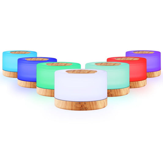 Aroma Diffuser Aromatherapy Light Wood 500Ml