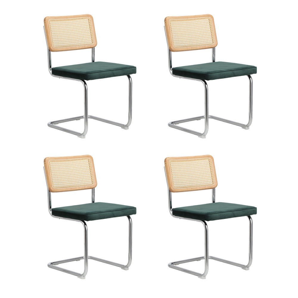 90cm Round Dining Table with 5PCS Dining Chairs PU Leather Black