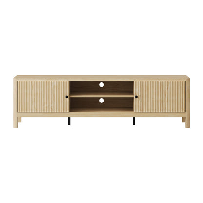 TV Cabinet Entertainment Unit Stand 160cm Natural