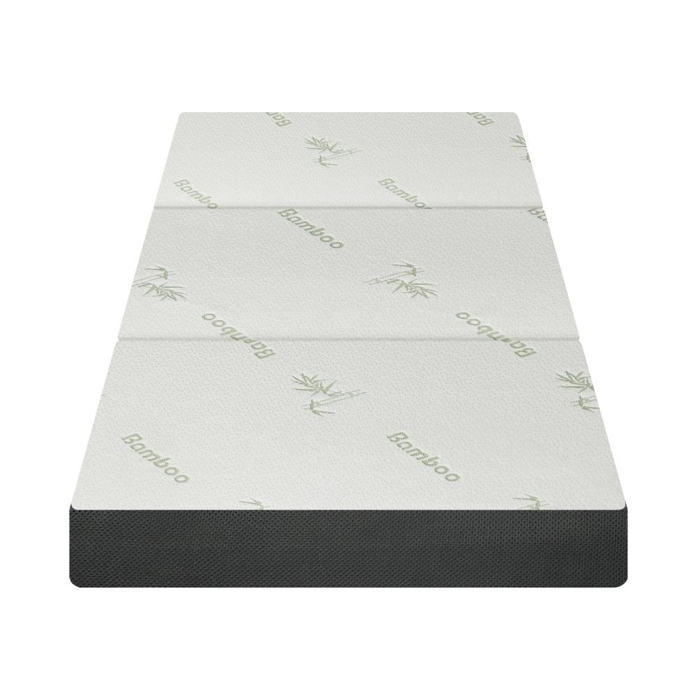 Simple Deals Folding Foam Mattress Sofa Bed Trifold Sleeping Mat Camping Cushion Single