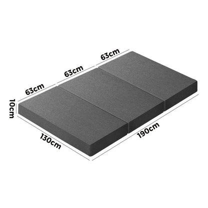 Simple Deals Foldable Mattress Trifold Camping Bed Sofa Cushion Mat Breathable Double