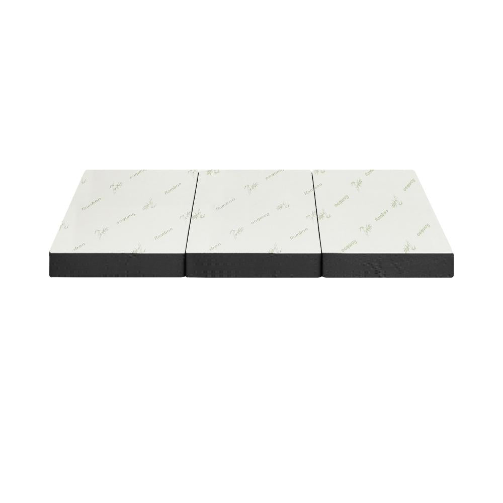 Simple Deals Folding Foam Mattress Sofa Bed Trifold Sleeping Mat Camping Cushion Double