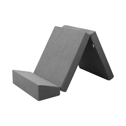 Simple Deals Foldable Mattress Folding Sofa Bed Trifold Sleeping Camping Cushion Single
