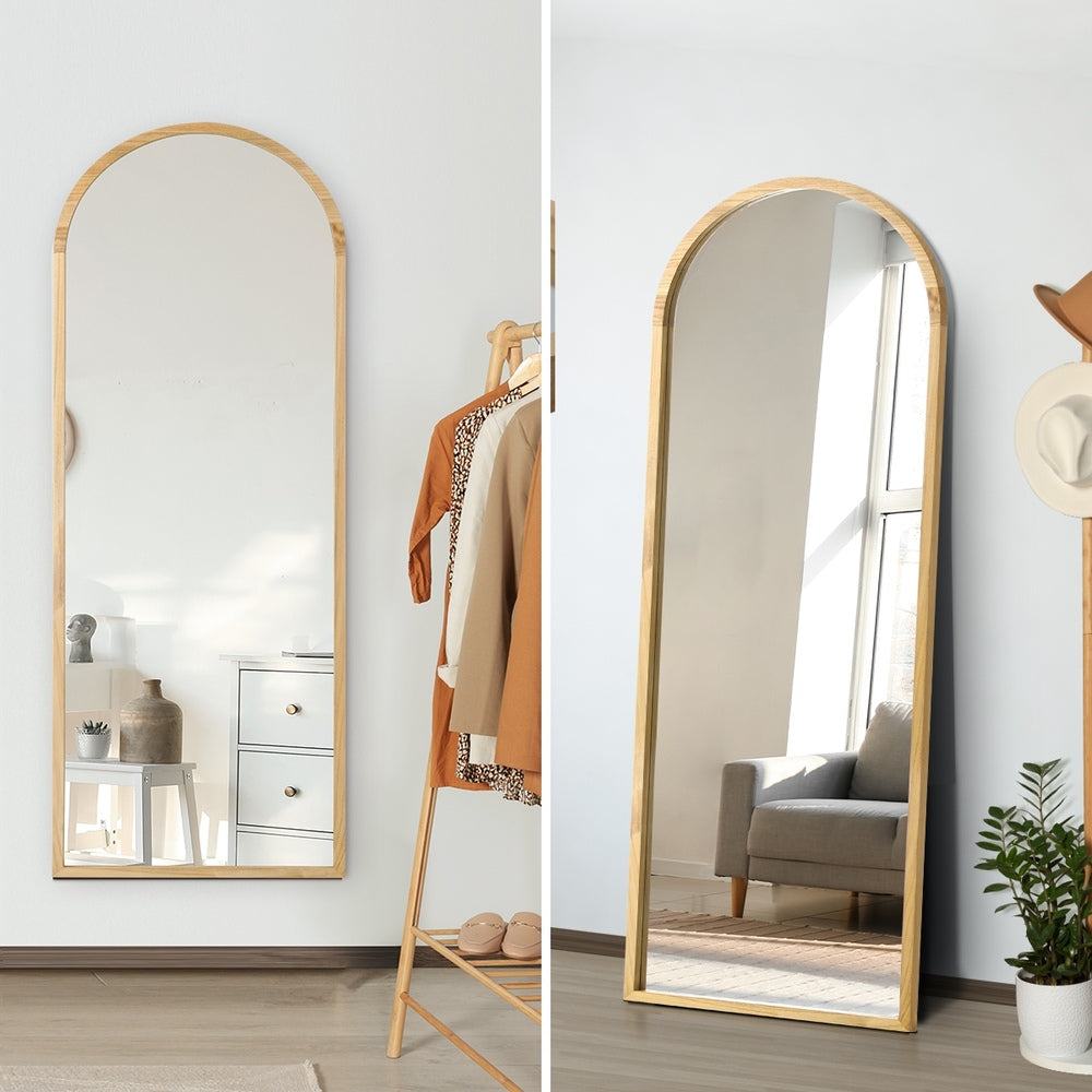 Full Length Mirror Arched Wooden