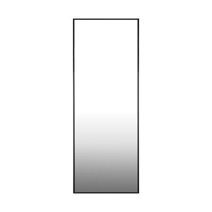 Full Length Mirror Rectangle Free Standing Black/Natural/Gold