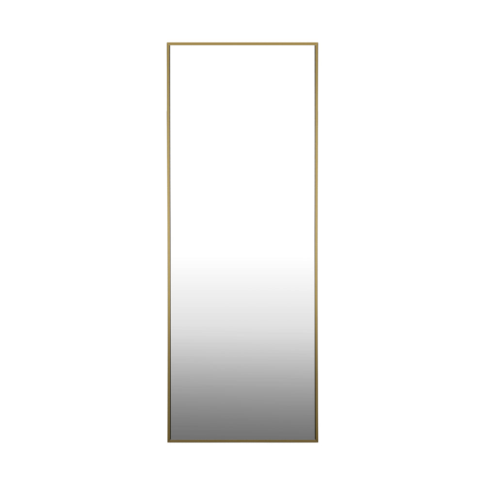Full Length Mirror Rectangle Free Standing Black/Natural/Gold