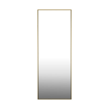 Full Length Mirror Rectangle Free Standing Black/Natural/Gold