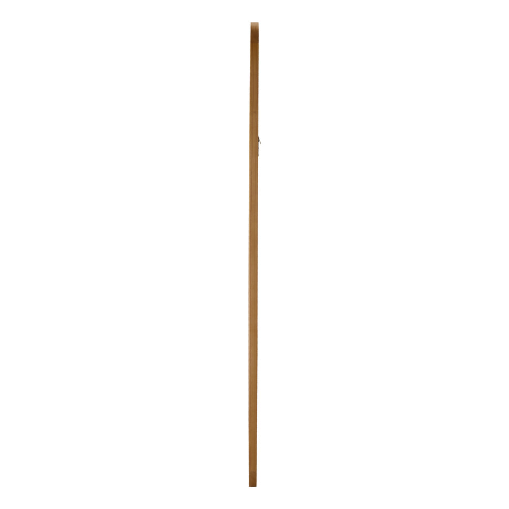 Full Length Mirror Rectangle Free Standing Black/Natural/Gold