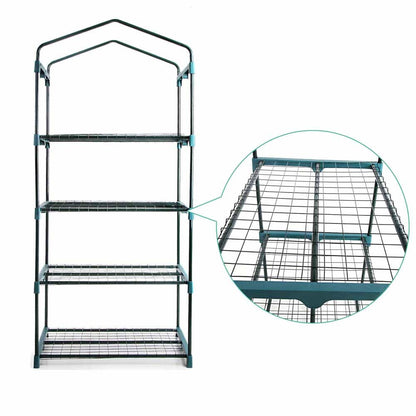 Greenhouse 4 Tiers Mini Green House Garden Bed Planter Box 1.6x0.7x0.5M