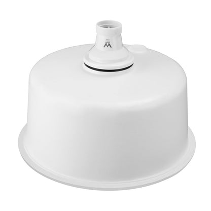 Kitchen Sink Basin Stone Sink Bathroom Laundry Single Bowl 430mmx430mm WH
