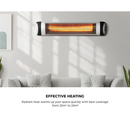 Electric Strip Infrared Heater Radiant 1500W/3000W/2500W Remote