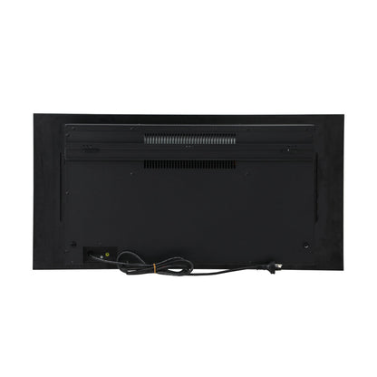 Vevare Electric Fireplace Heater Wall Mounted 3D Flame Effect 2000W
