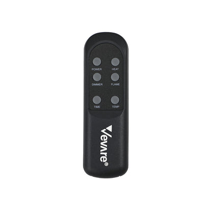 Vevare Electric Fireplace Heater Wall Mounted 3D Flame Effect 2000W