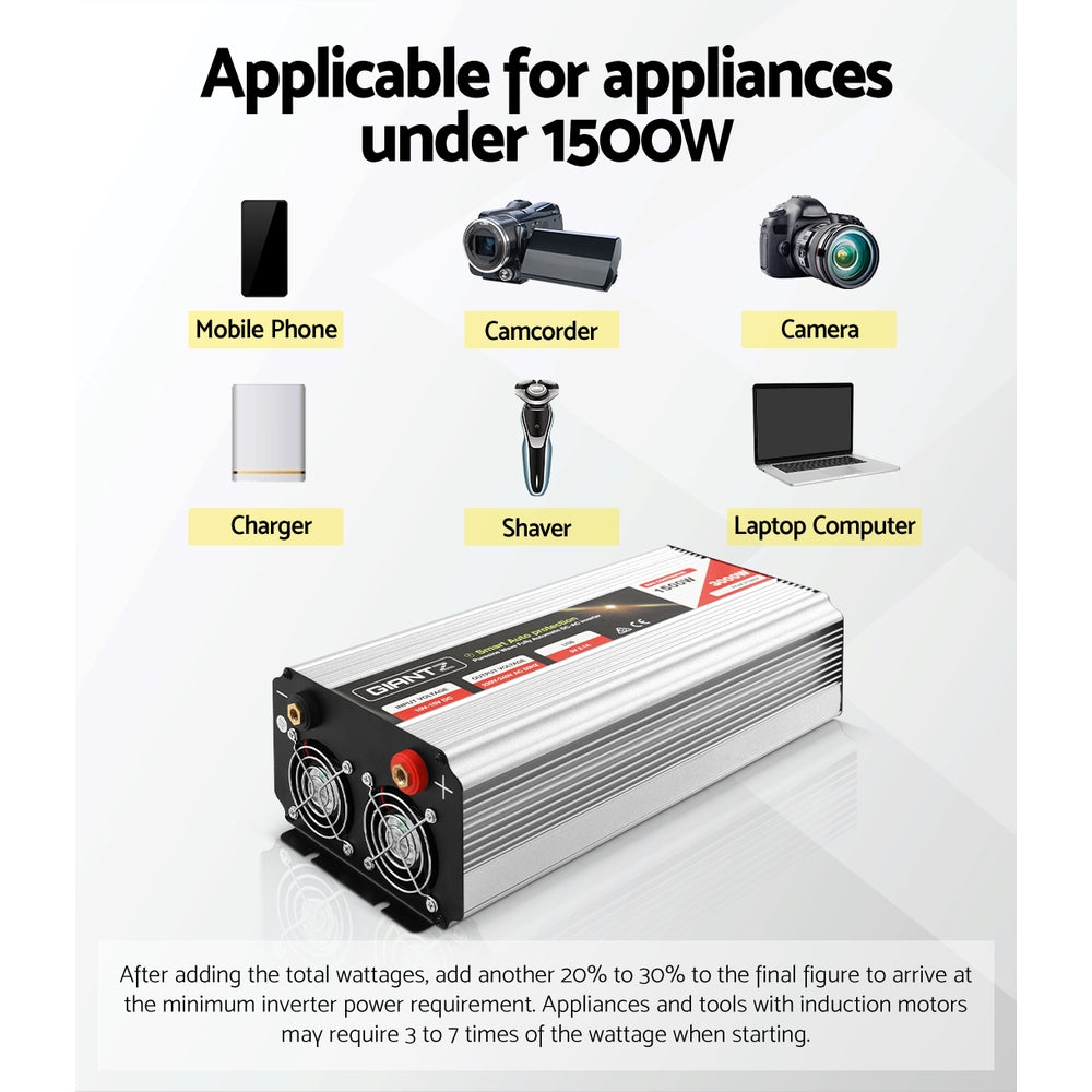 1500W Puresine Wave Dc-Ac Power Inverter