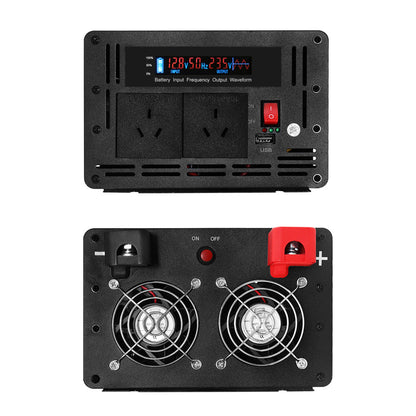 Power Inverter 12V To 240V 2500W/5000W Pure Sine Wave Camping Car Boat