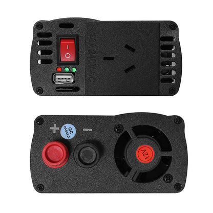 Power Inverter 600W/1200W 12V To 240V Pure Sine Wave Camping Car Boat