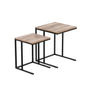 Nesting Coffee Table Sef Of 2 Walnut Brok