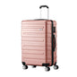 Luggage Suitcase Trolley Set Travel TSA Lock Pink/Purple