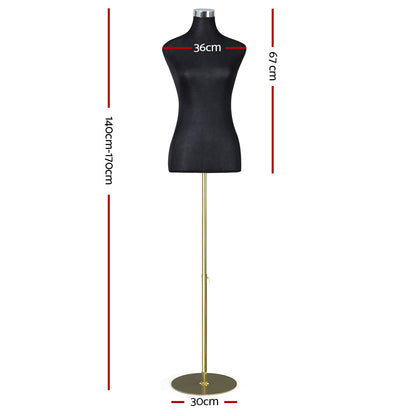 Female Mannequin Dummy Model Dressmaker Clothes Display Torso Tailor Bk