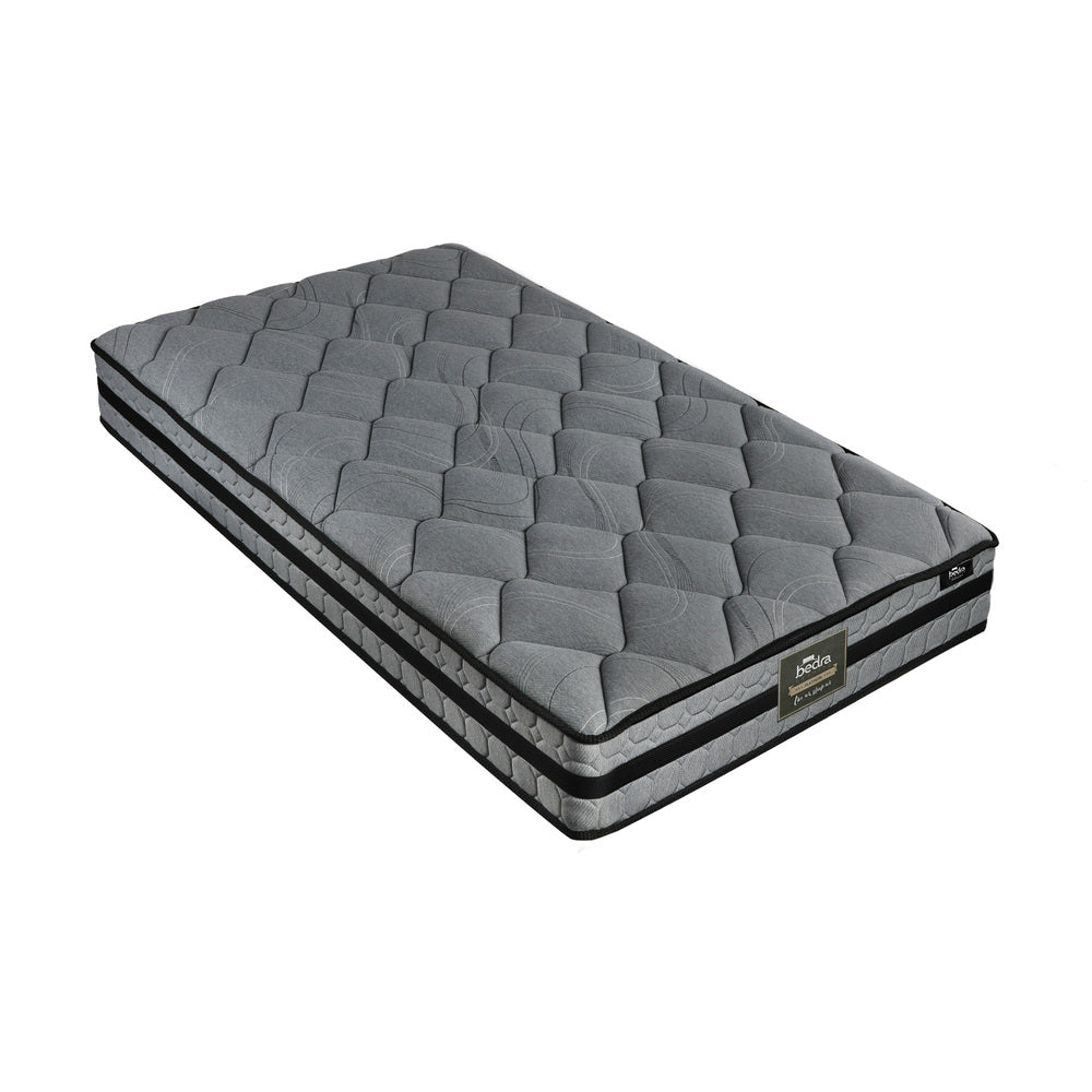 H&L 22cm King Single Mattress Bed Mattress 3D Mesh Fabric Firm Foam