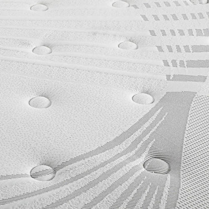 Simple Deals Queen Mattress Bed Spring Mattress 4D Mesh Fabric EuroTop Medium Foam 22cm