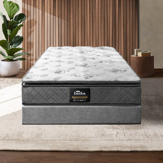 H&L 21cm King Single Mattress 7 layer Breathable Luxury Bed Cool Foam Medium Firm