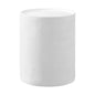 Side Table Terrazzo Concrete White/Natural/Black