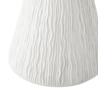 Side Table Terrazzo Concrete White/Natural/Black