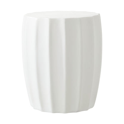 Side Table Terrazzo Concrete White/Natural/Black